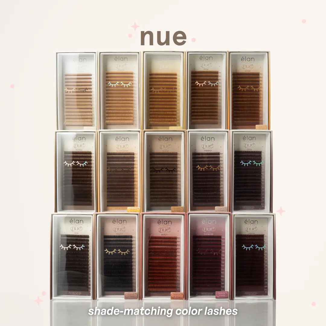NUE shade-matching color lashes NUE shade-matching color lashes