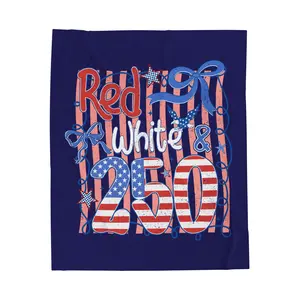 Red, White 250 Year Blanket