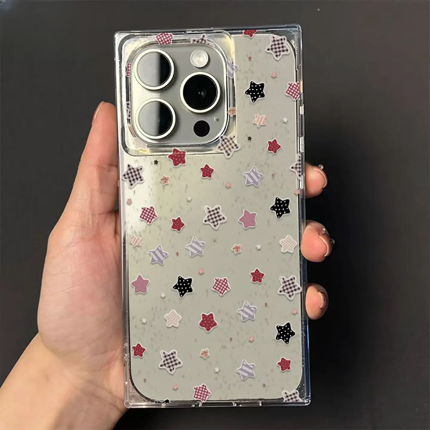 pentagram square Phone Case for use with iphone 17 air 16 pro max 15 plus 14 pro breezy artistic phone cases for iphone 13PRO/12PRO for girlies aesthetic bumper phone case