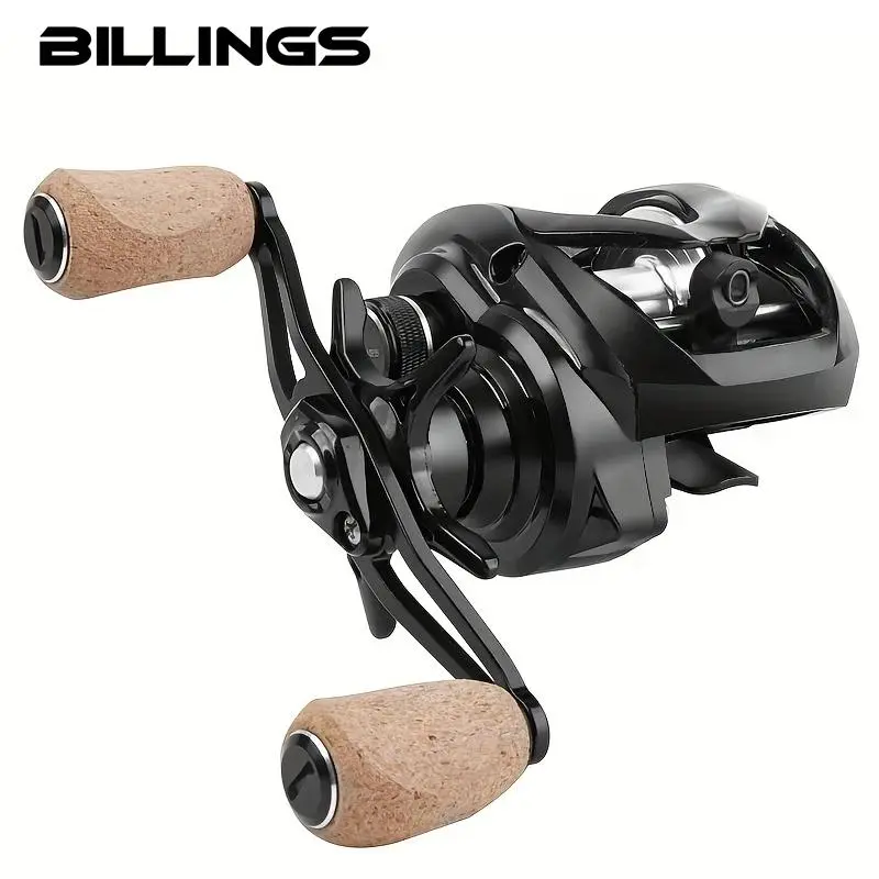 BILLINGS TR200 Series 7.3:1 Gear Ratio Baitcasting Reel, 18LB Max Drag Baitcasting Reel, Fishing Reel for Freshwater Saltwater, Fishing Accessories, Fishing Equipment, Fishing Supplies, Fishing Tackle, Fishing Gear Set