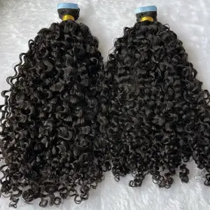 LimitedEditionHair Burmese Curly Tape Ins (100 grams) bundles