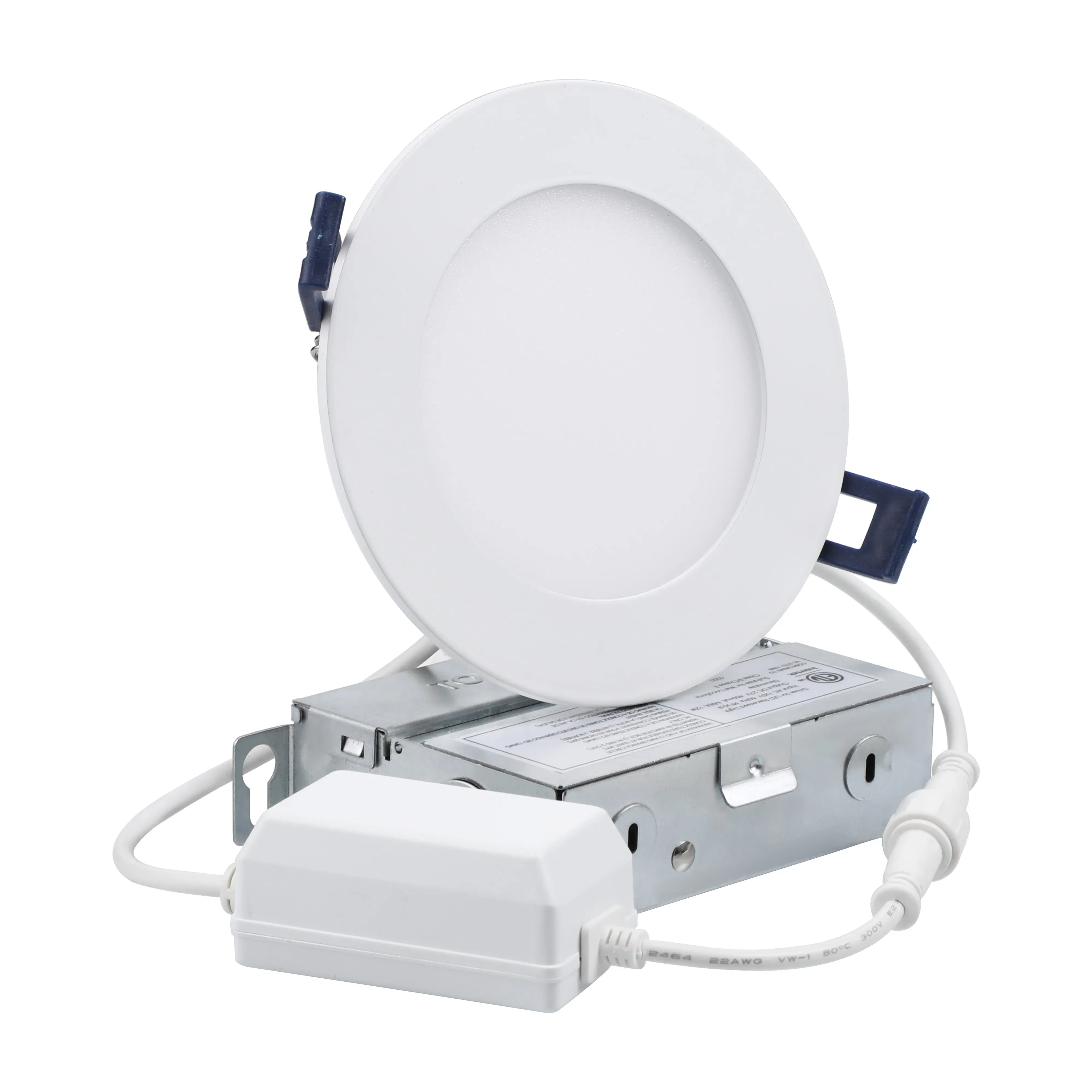 LITEdge 4" LED Smart Recessed Light - 8W, Adjustable CCT and Color, Recessed Lighting for Indoor/Outdoor, AC Power Supply, Bluetooth-Enabled, Easy-to-Install
