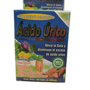 Ácido urico Supplement…alivia la gota, y disminuye el exceso urico.