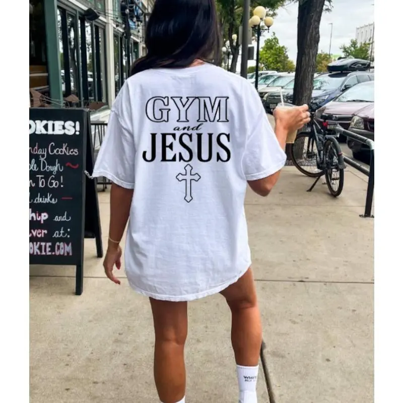 Christian gym shirt Gym and jesus shirt Pump cover shirt Faith fitness sweatshirt Bodybuilding Faith sweater Weightlifting gift woman god graphic tee  t0317