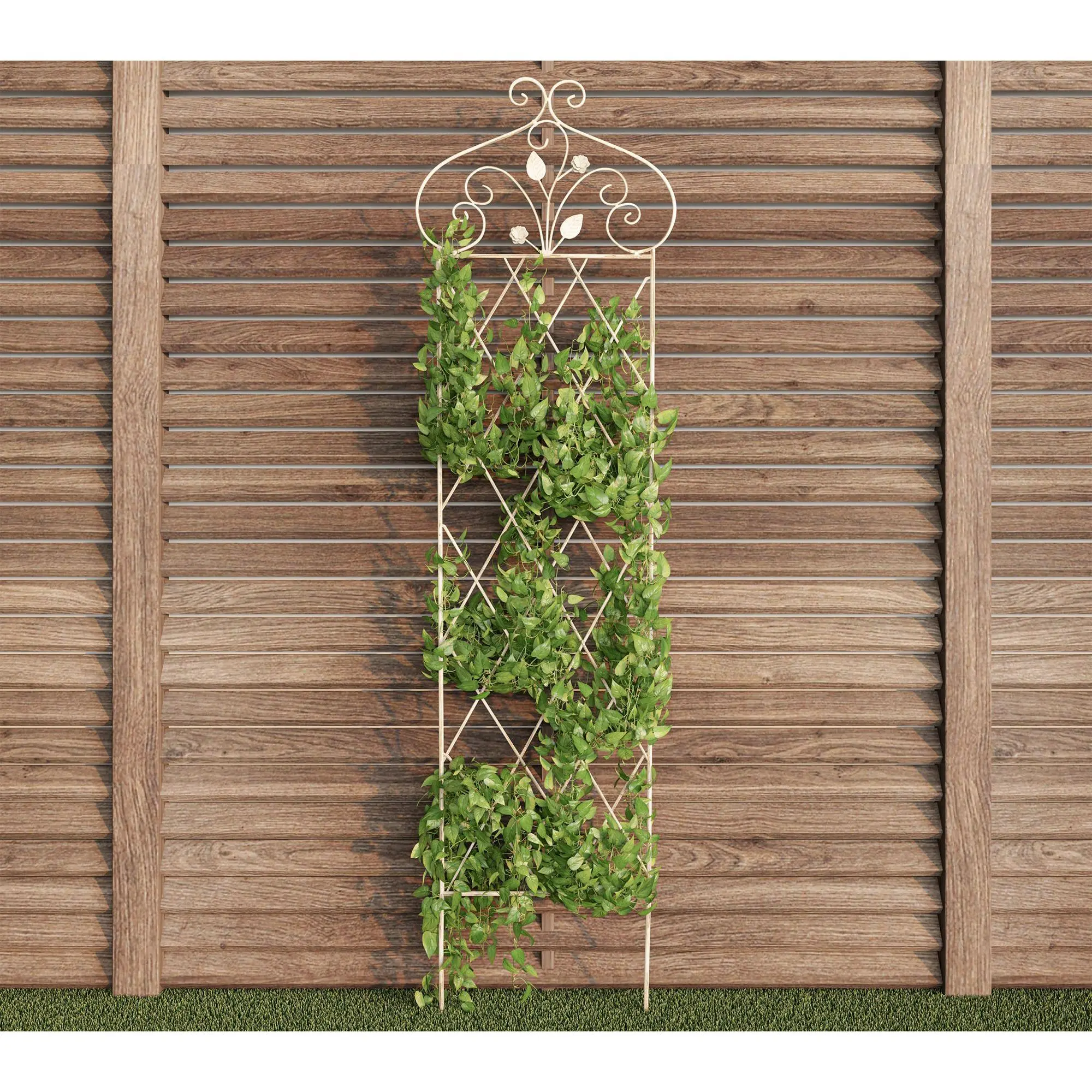 Pure Garden 63" Decorative Trellis for ClimbingPlants