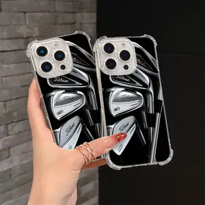 Luxury Golf T-Titleists Phone Case Suitable for iPhone 17 16e 16 15 14 13 12 11 Mini Pro Max Air X XR XSMAX 8 7 Plus Anti Fall Transparent Soft Back Cover