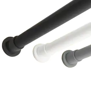No-drill telescopic rod, adjustable and reusable clothes drying rod, wardrobe support rod, cabinet support rod, drying rod, shoe cabinet, storage rod, shower curtain rod, home use, bathroom accessories