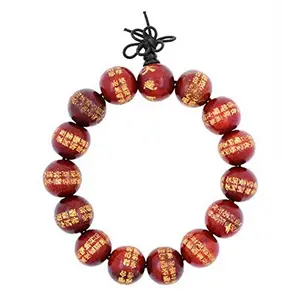 Mala Bracelet Wood Buddhist Prayer Beads for Men Women – Mala Wrist Meditation Beads Buddhist Bracelet - Tibetan Prayer Beads Bracelet