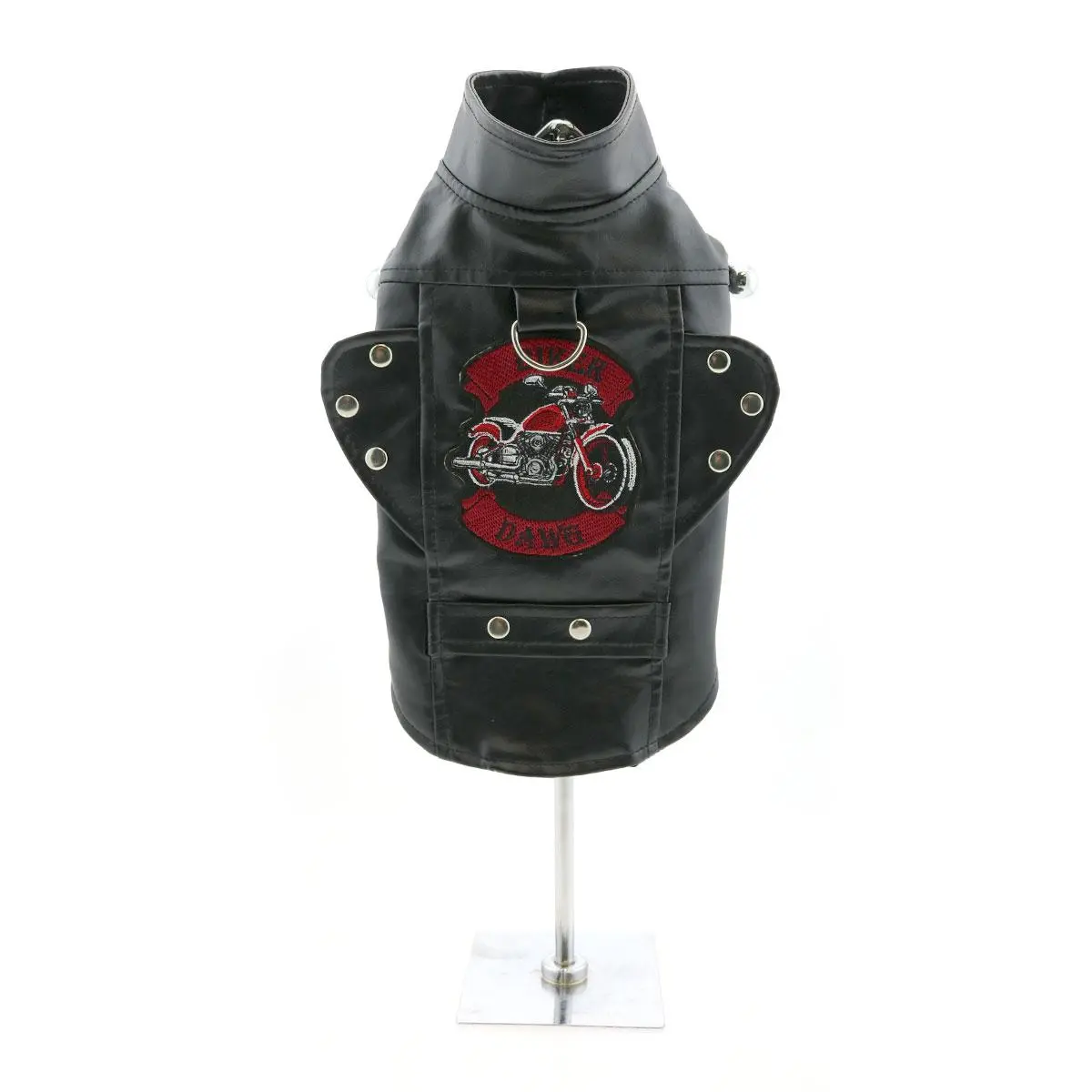 Black Motorcycle Dog Jacket Black Motorcycle Dog Jacket