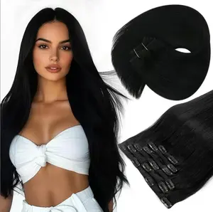 Ve Sunny Clip in Hair Extensions 12inch-24inch 7PCS Natural Straight 120G-135G"Weight for Daily,Occasions and Holiday Gifts for Women Hairpiece Holiday Hair kpop idols hair extensions #Summervibes##DealsForYouDays