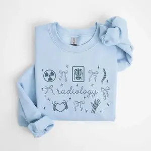 (Sale Off Up To 50%) Coquette Radiology Sweatshirt or Tshirt, Radiology Department Gifts, RAD Tech Sweater, Xray Tech Appreciation, X-ray Technologist, Radiologist Cotton Crewneck