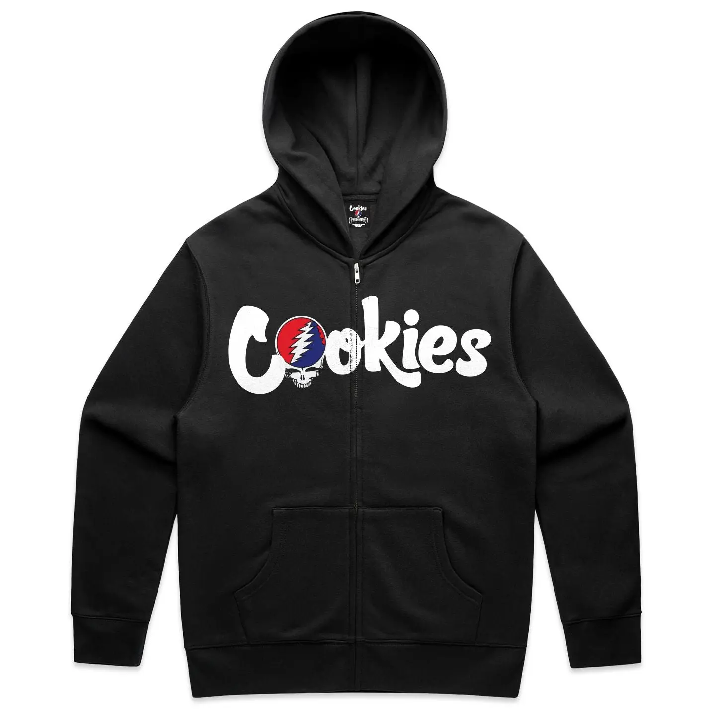 Cookies X Grateful Dead- Zip Front Hoodie