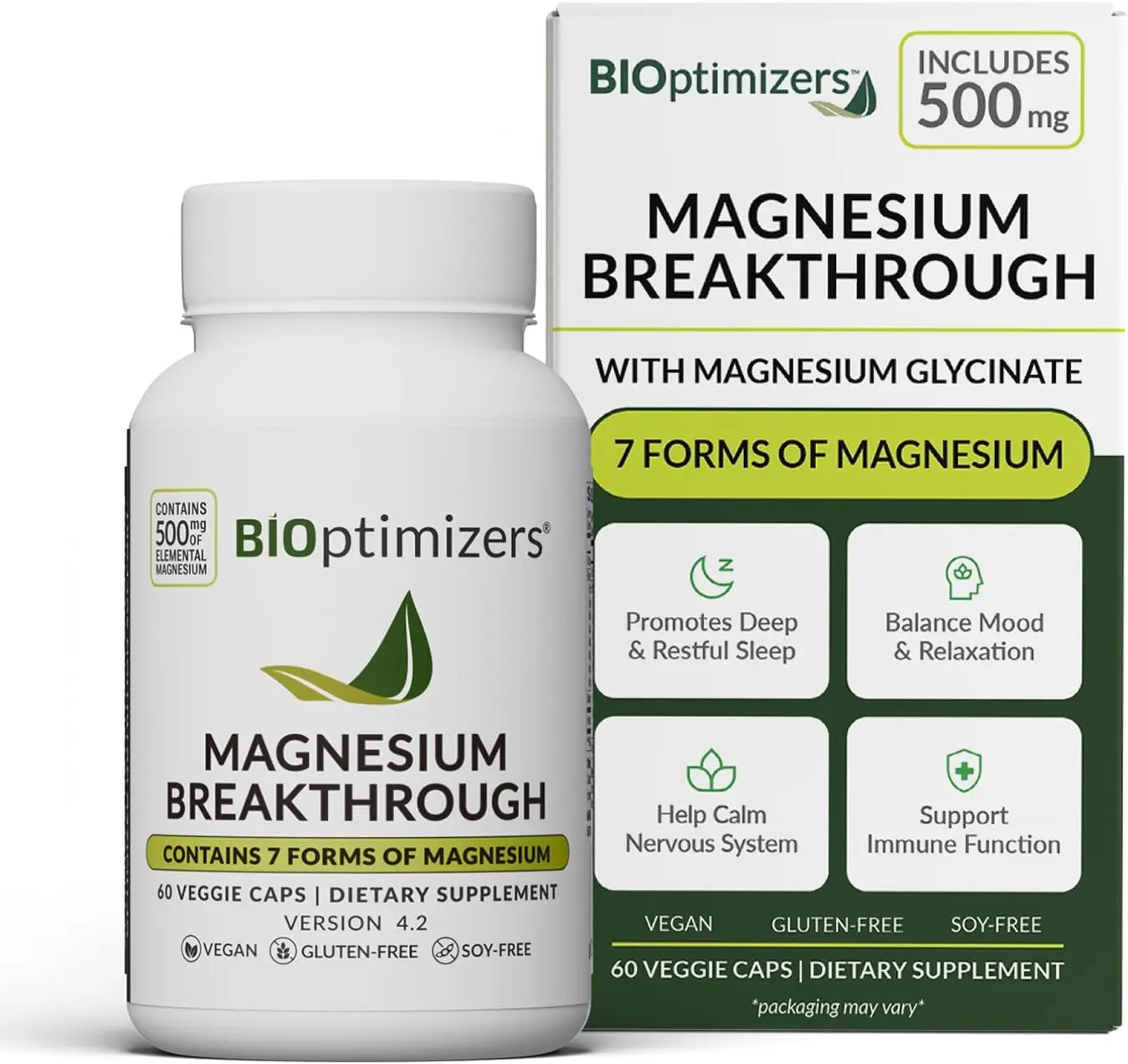 BIOptimizers Suplemento Magnesium Breakthrough con 500mg