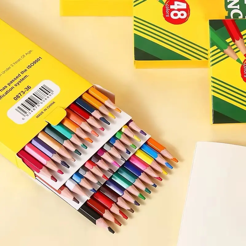 Colores 24, 36,  48 Count Colored Pencils for Kids ISO9001 Certified 0873-36 Made in China
