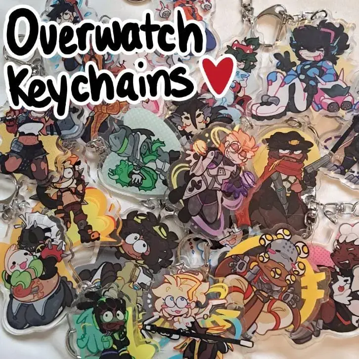 Overwatch Keychain – Bag Accessories Jewelry – Gift for Fans