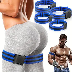 Arm Thigh Blood Flow Restriction Training Band, Glute Leg Bands, Weightlifting Muscle Constriction Elastic Strap, Durable Nylon Fitness Accessory