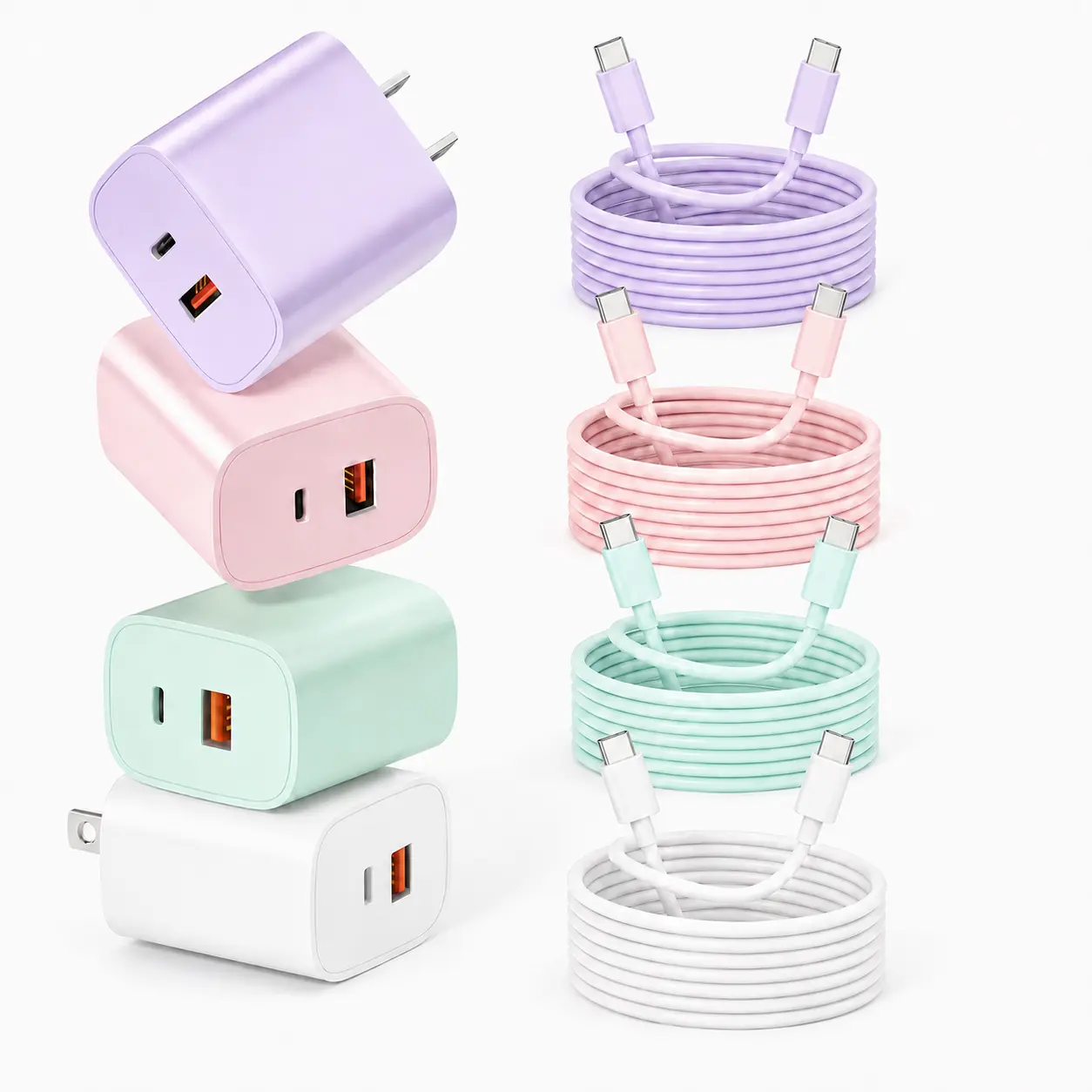 iPhone 17 16 15 Charger Fast Charging, 20W USB C Wall Charger Block with 6ft Type C to USB C Cable Cord for Apple iPhone 17/17 Pro/17 Pro Max/17 Air/16/16 Plus/16 Pro Max/15/15 Pro Max/iPad Pro/Mini