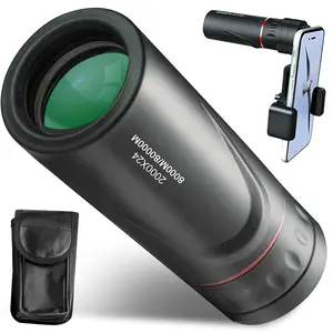 Monocular Telescope Upgrade 2000X24 HD Monoculars for Adults With Phone Adapter Pocket Monoscope Binoculars for Stargazing Gifts Hiking Essentials Travel Accessories