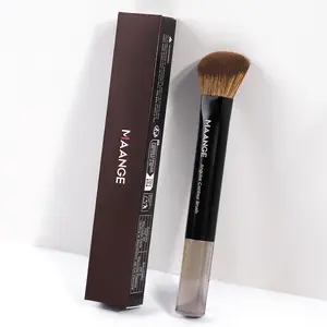 Angular Contour Brush, Soft Makeup Brush with Paper Box, Face Makeup Brushes, Concealer Brush Makeup, Synthetic Kabuki Brush for Concealing Blending Setting Buffing with Liquid, Cream and Powder Cosmetic, Multifunctional Makeup Brush