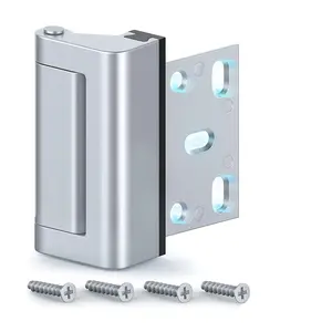 Childproof High Security Door Lock, Door Hardware, Metal Flip Deadbolt Latch, Anti-Theft, Durable Stainless Steel, Home Security Enhancement