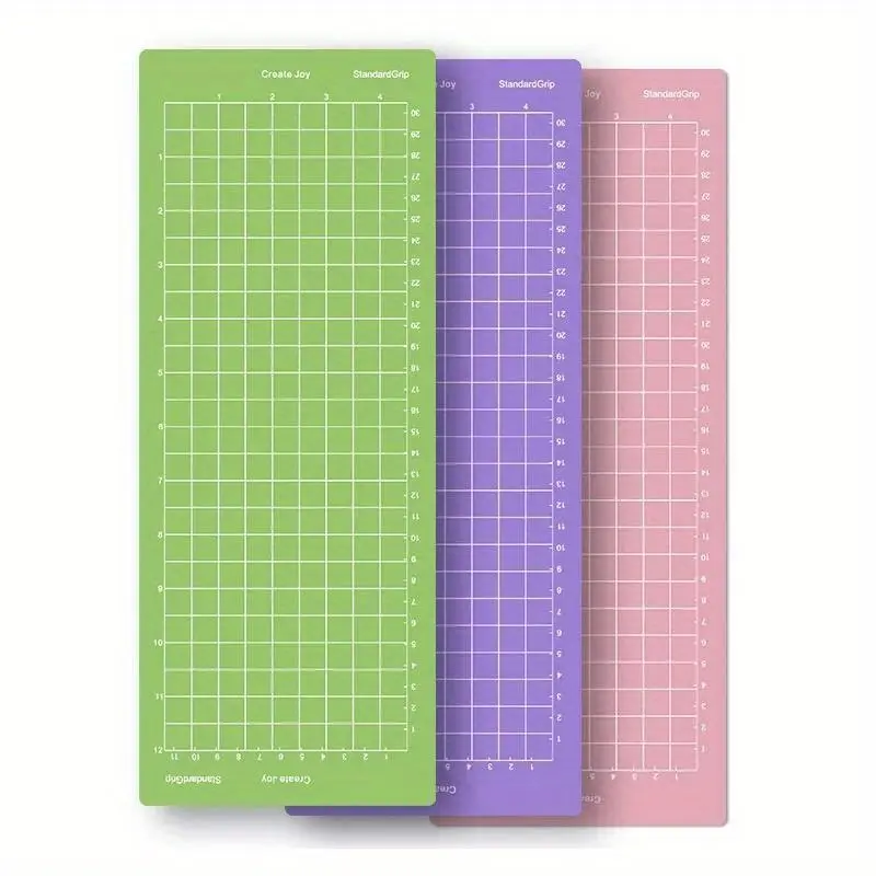 1 PC Engraving Machine Base Plate Cutting Mat for Cricut Joy Cricut/cameo 4 with Adhesive Pvc Cutting Mats Standard Grip