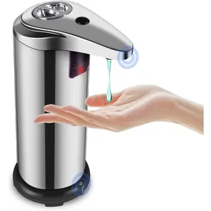 Automatic Soap Dispenser 3Level Adjustable Touchless Soap Pump Fits Most Soaps 9.5oz Auto Liquid Dispenser Easy to Use Refill Stainless Steel HandsFree Dispenser for Kitchen