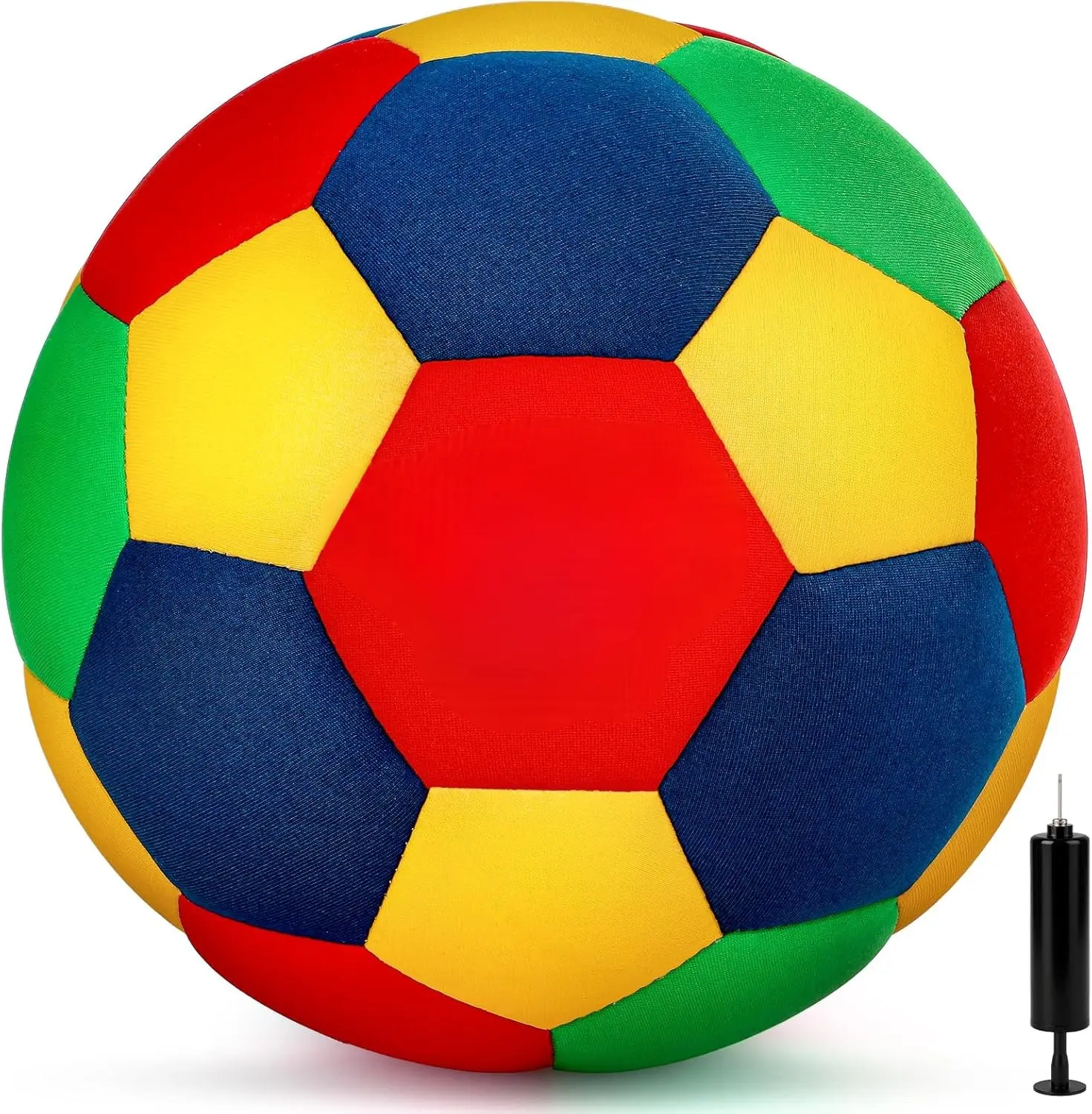 Indoor Soccer Ball for Toddlers and Kids, Soft Foam, Size 4 for Youth, Quiet in House, for Boys and Girls Aged 3-10 Years Old