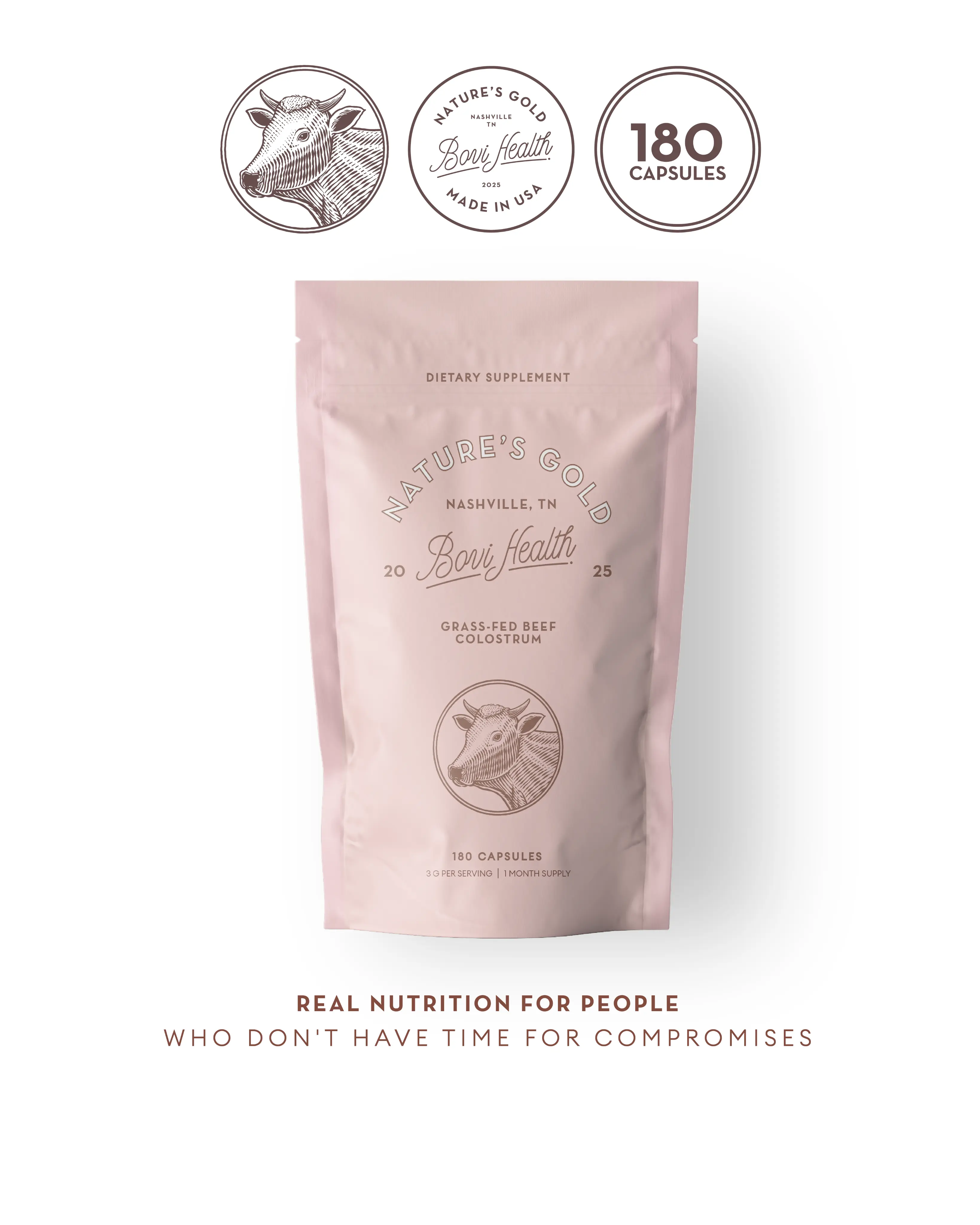 Grass Fed Beef Colostrum + Black Pepper