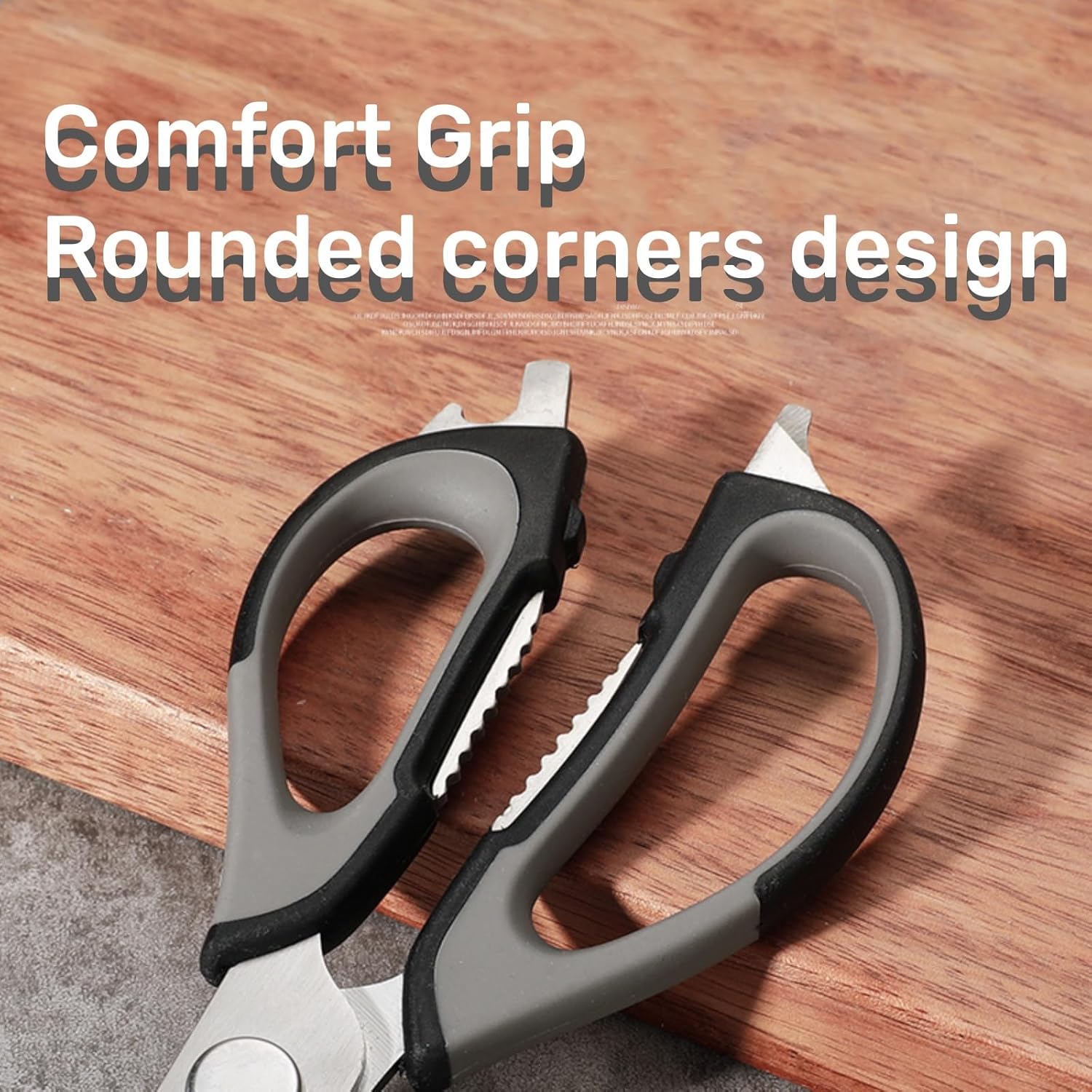 Stainless Steel Kitchen Scissors – Multi-Purpose Shears with Detachable Design, Comfortable Grip, 8.8 Inches, Ideal for Everyday Use,Universal Scissors for Office, Sewing, Fabric, Home, Craft and School Supplies - Suitable for Right/Left Hand