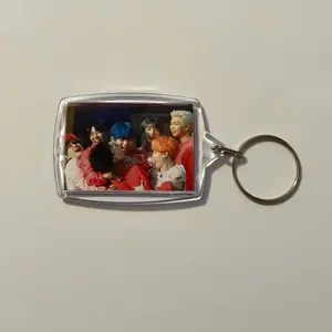 K-Pop Concert Member OT7 Fanmade Merch Photo Deco Accessory Acessories Acrylic Keychain Charm Keyring Bias