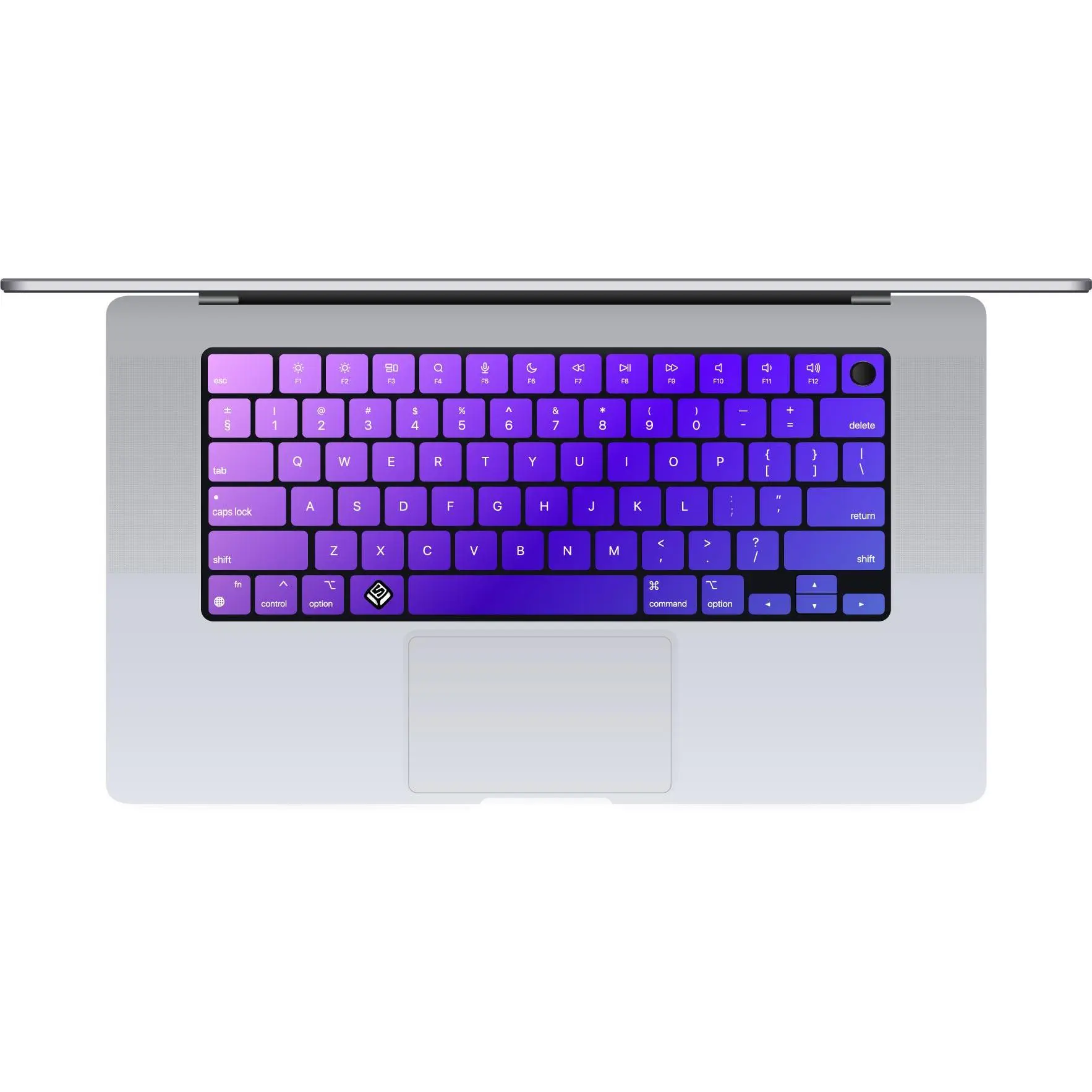 Purple MacBook Keyboard Sticker