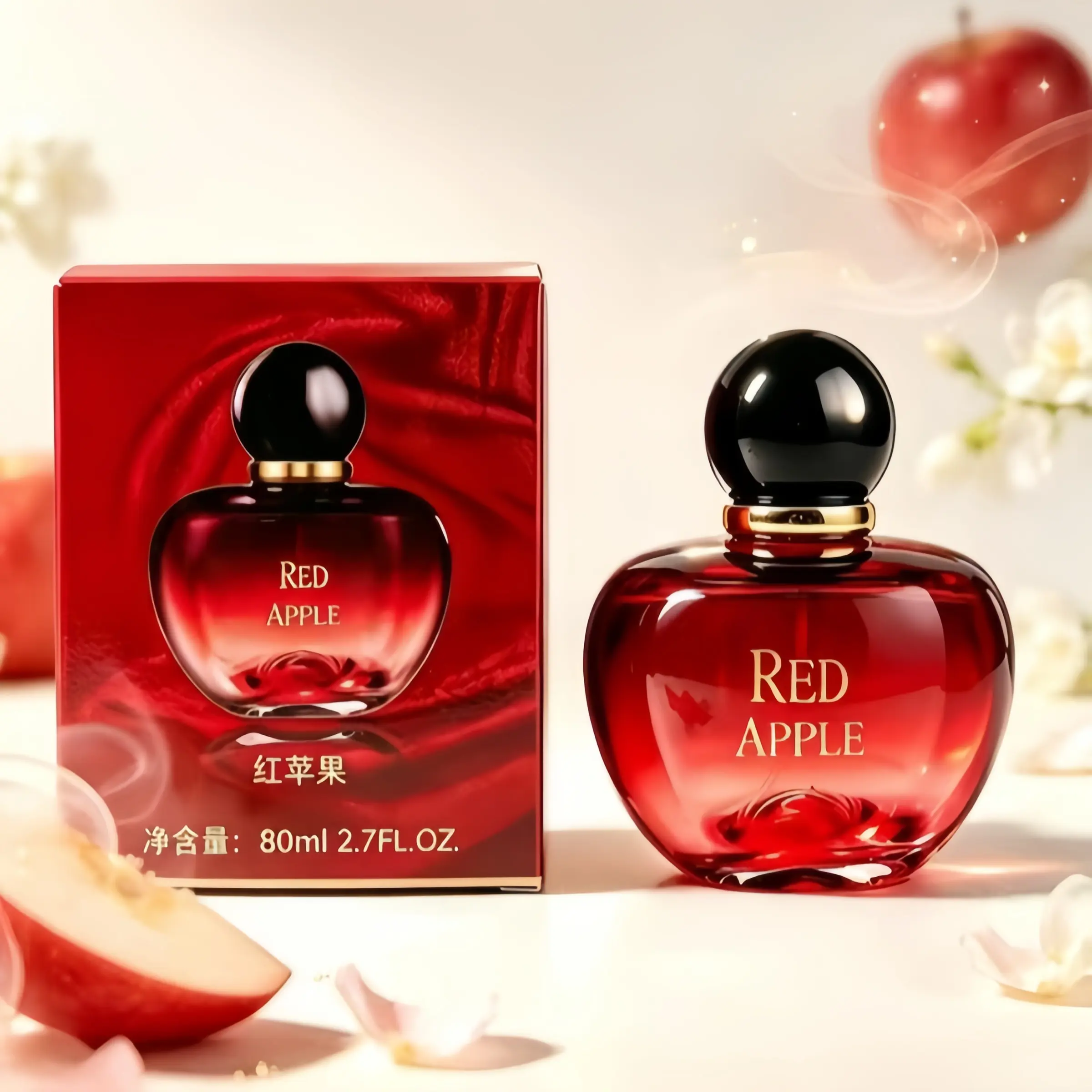 RedApple Women Parfum I 80ml /2.7 fl.oz | Withfreshfloral,fruity, and slightly warm woody scents| Sweet Scent Giftfor Dating Party Daily Use | Luxury Fragrance Gift for Her Daily  | Fragrancefor Women & Girlsl Women DeParfumelegant