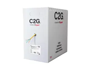 C2G 1000ft TAA- Complaint Cat6 Bulk Unshielded Ethernet Network Cable - Yellow Model C2G56037