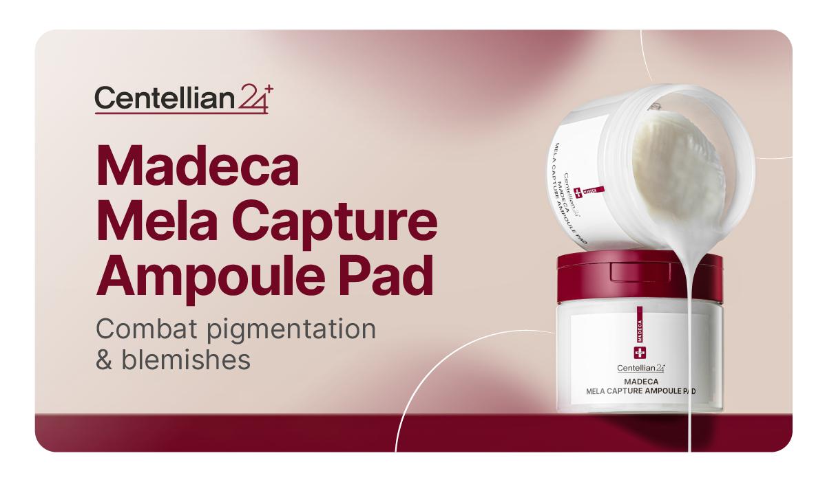 [Centellian24] Madeca - Ampoule Pad Duo | Madeca Cream Time Reverse + Madeca Mela Capture Ampoule Pad Duo | Brighten + Even Complexion | Melanin-Reducing | MadeWhiteMax Infused | Targetting Dark Spots | Korean Skincare| 60pcs Natural Self Tanner