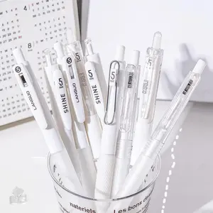 Gel Pen Set,  1 Set  Quick Dry Ink Pen, Aesthetic Retractable Pen, Smooth Writing Pen, Retractable Gel Pens for Writing, Journaling, School, Office