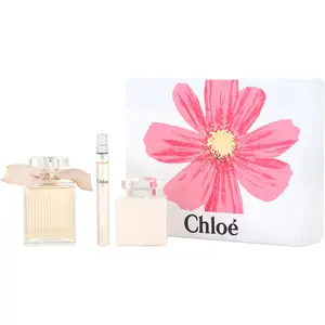 Chloe Set-Eau De Parfum Spray 3.3 Oz & Body Lotion 3.4 Oz & Eau De Parfum Spray 0.33 Oz For Women
