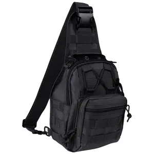 2026 New Waterproof Nylon Tactical Sling Backpack,Crossbody Military Sport Bag with Versatile Storage Function,Molle Design for Everyday Carry outdoorfun