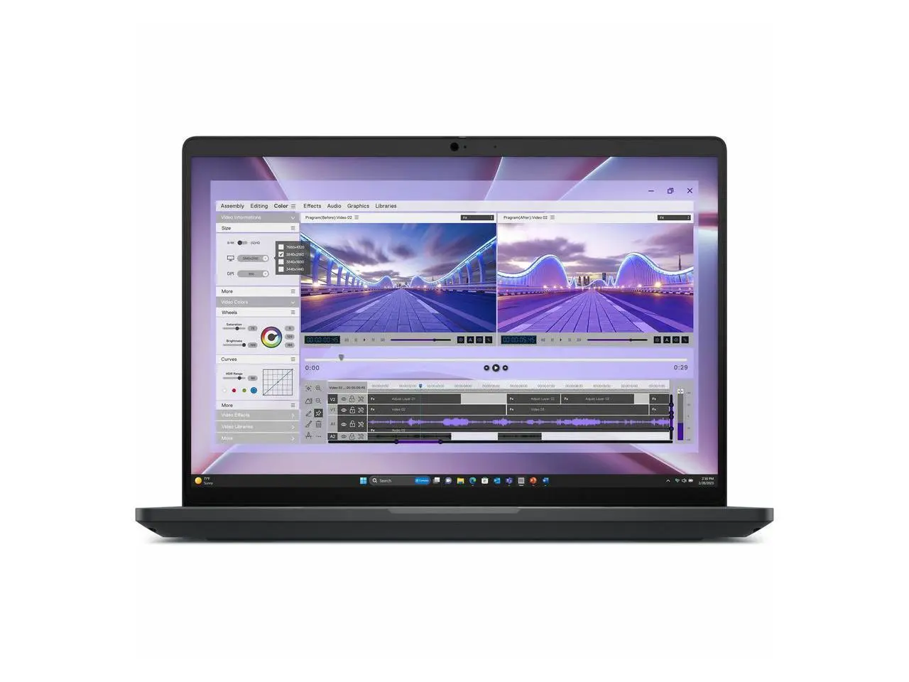 Dell Pro Max MC16250 16" Copilot+ PC Notebook - Intel Core Ultra 5 235H (2.40 GHz) - 16 GB - 256 GB SSD - Windows 11 Pro - Intel Arc Pro 140T GPU - Webcam - Wi-Fi 6E   D55TP