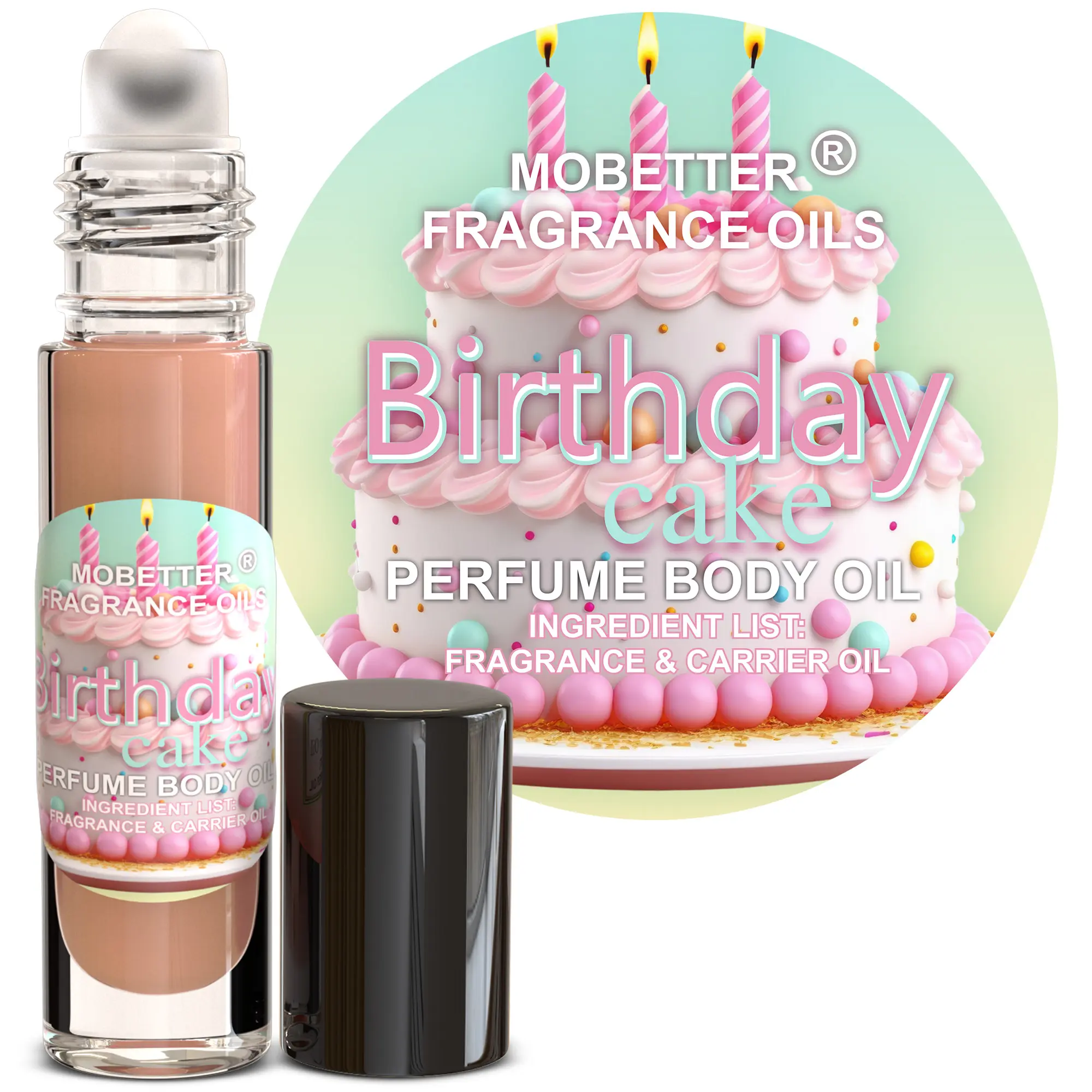 MOBETTER FRAGRANCE OILS Birthday Cake Women's Perfume body oil fragrance