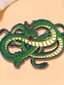 Cute Dragon Design Lapel Brooch Pin Clip As Gift, Cartoon Animal Theme Alloy Badge for Daily Vacation Holiday Party Gift Jewelry Lapel Pins