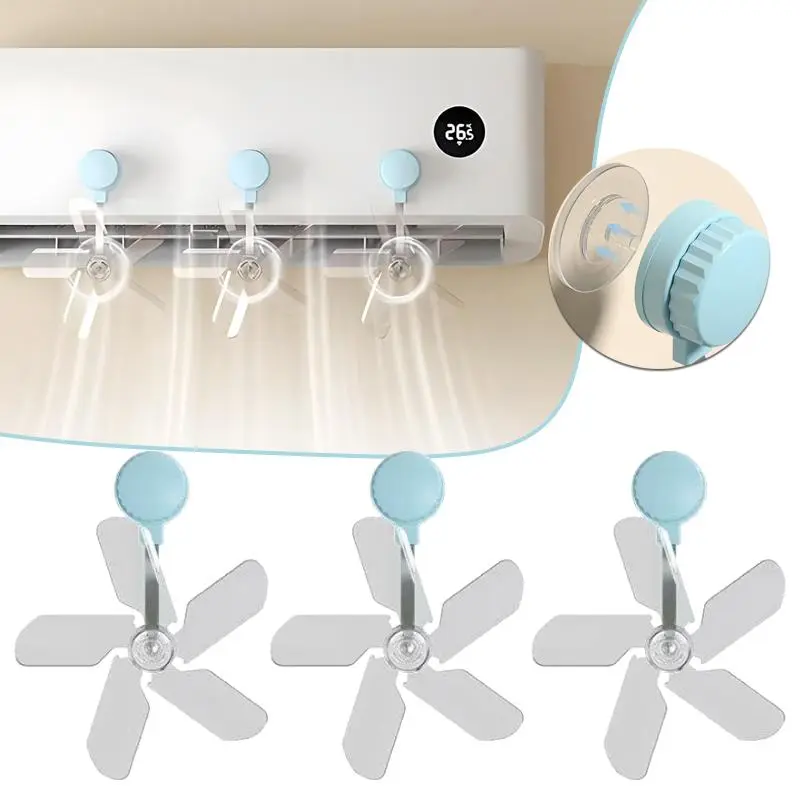 3PCS Universal Suction Cup AC Deflector, Anti-Direct Blow Wind Deflection Cover for Wall-Mounted Air Conditioners, Household Appliances Accessory with Universal Fit