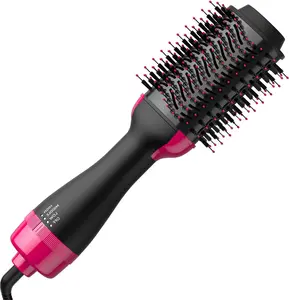 Hair Dryer Brush Blow Dryer Brush in One, 4 in 1 Hair Dryer and Styler Volumizer with Negative Ion Anti-frizz Barrel Hot Air Brush Smooth