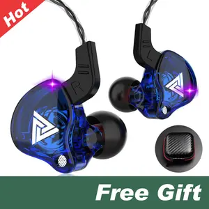 HIFI QKZ AK3/AK6 Portable Wired In-Ear Earphone,   Wired Headphones With Mic, HiFi Subwoofer   Noise Cancelling Wired Earphones for Game   Sports, 3D Stereo Sound Headphones For Gym   & Sports & Game, Headphones 8D Audio,   Electronic Audio Earbud