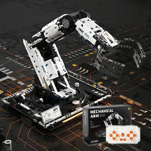 KIDGENIUS Build & Control: STEM Robotic Arm Kit | Educational Toy to Spark Engineering & Creativity for Ages 8–12