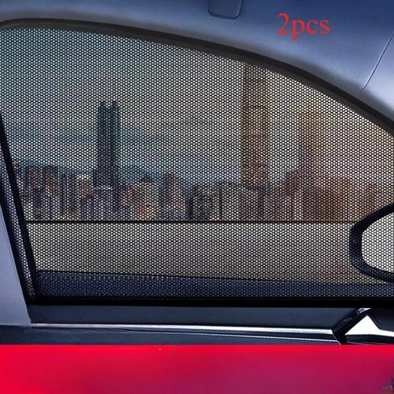 2pcs car mosquito-proof screens, car window nets, insect-proof universal car curtains, mosquito nets, outdoor car sunshades, outside sunshade car window, car privacy curtain, anti-ash, Sunshade For Car Outside