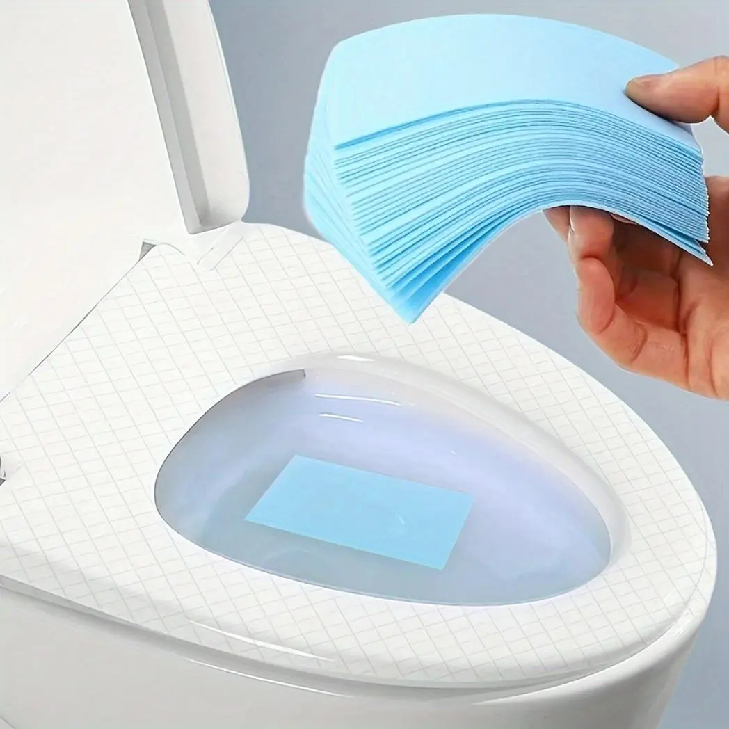 Toilet Cleaning Tablet, 30pcs Smokeless Toilet Cleaning Sheet, Household Cleaning Supplies for Bathroom & Floor Cleaning