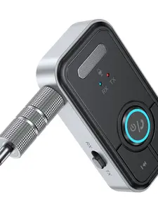 Aux Car Bluetooth-compatible Receiver 5.4 Version, 3.5mm Wireless Audio Adapter, Bluetooth-compatible 5.4 Phone Connection, Old Speaker Amplifier Support