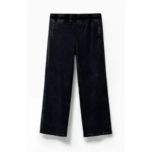 A.R.C. Men's Black Ribbed Baggy Sweatpants