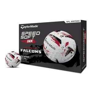 TaylorMade Speed Soft Ink NFL Sub-50 Comp Golf Balls for Sports & Outdoor Games