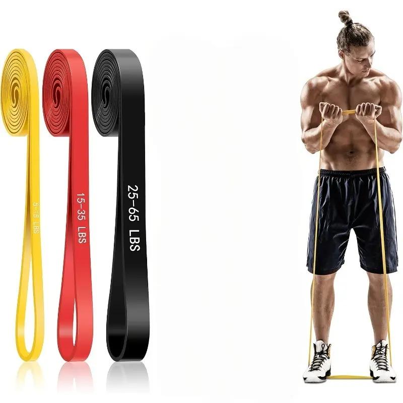 3 Ps Resistance Bands Set ( + + ), Fitness Bands, Pull-Up Assist Band for Strength Training, Yoga, Pilates, Physical Therapy, Home Workout Equipment, Home Gym Equipment, Home Gym Gear